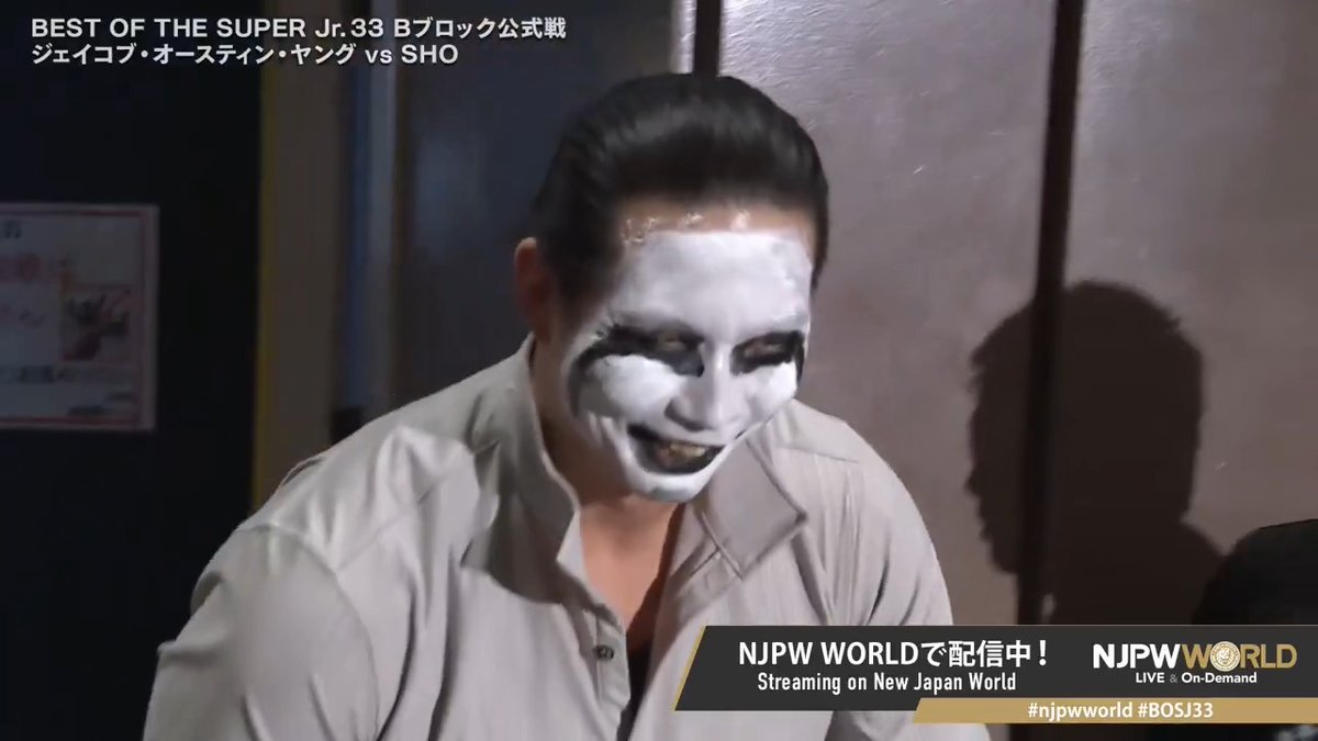 .JAY summons Jake Lee🤡 From the profile URL #njpwworld #BOSJ33