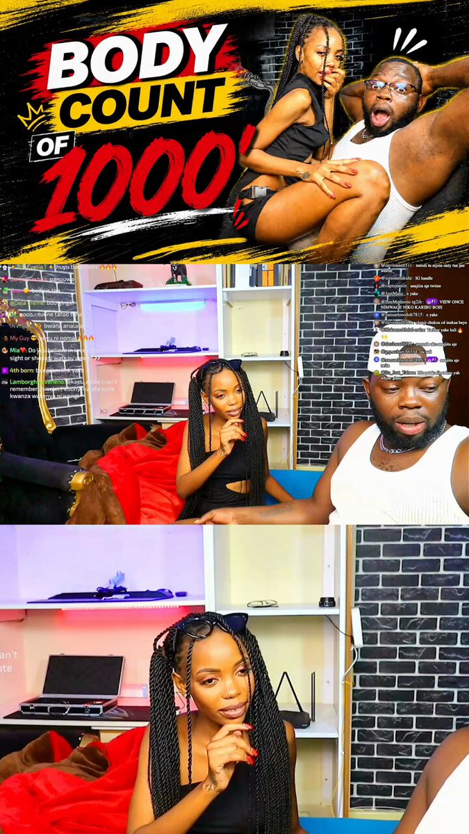 This Kenyan model has a body count of 1000. Wueh