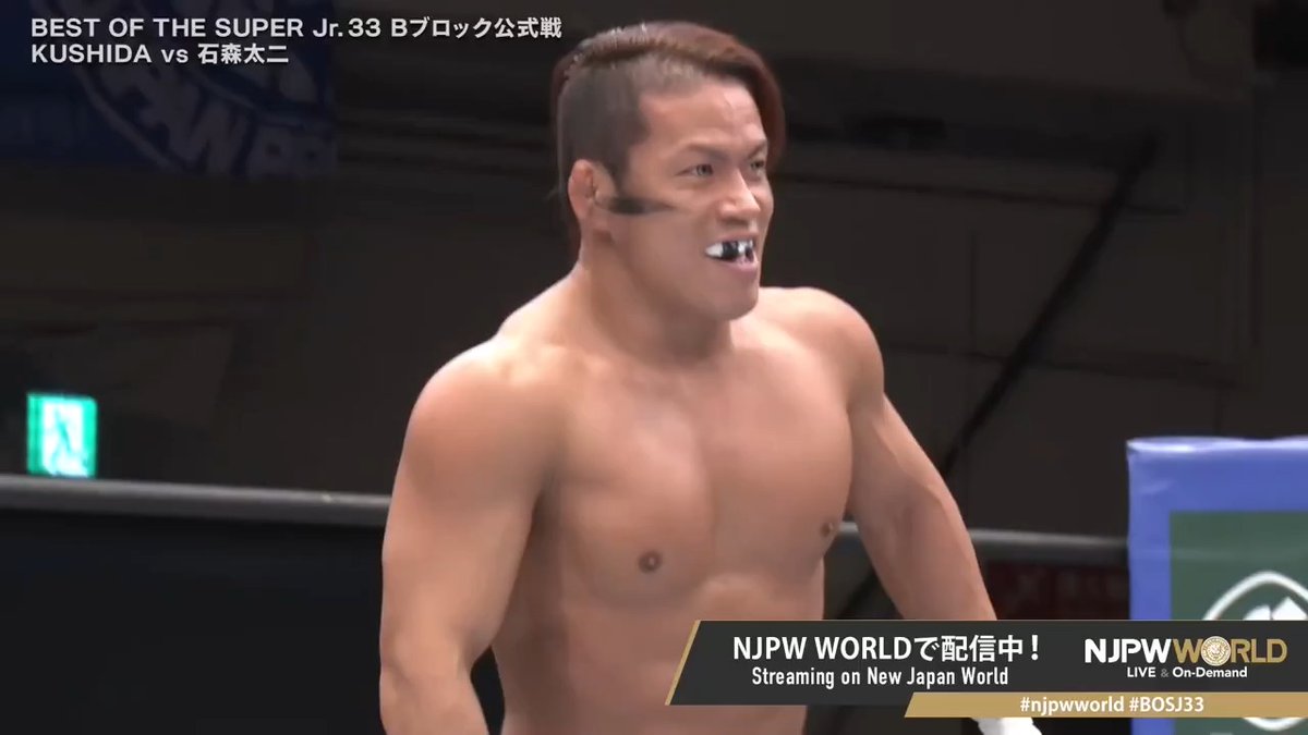 🏆BEST OF THE SUPER Jr.33🪽後楽園大会‼️ Bブロック公式戦‼️ ベテランジュニア戦士がテクニカルか攻防を展開‼️ 🆚 KUSHIDA × 石森太二 「NJPW WORLD」で配信中📡 視聴&登録⏩「NJPW WORLD」で検索 #njpwworld #BOSJ33