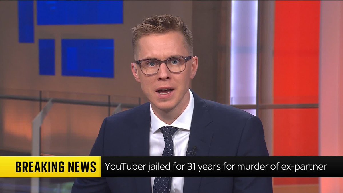 BREAKING: YouTuber jailed for murdering pregnant girlfriend 📺 Sky 501, Virgin 602, Freeview 233 and YouTube