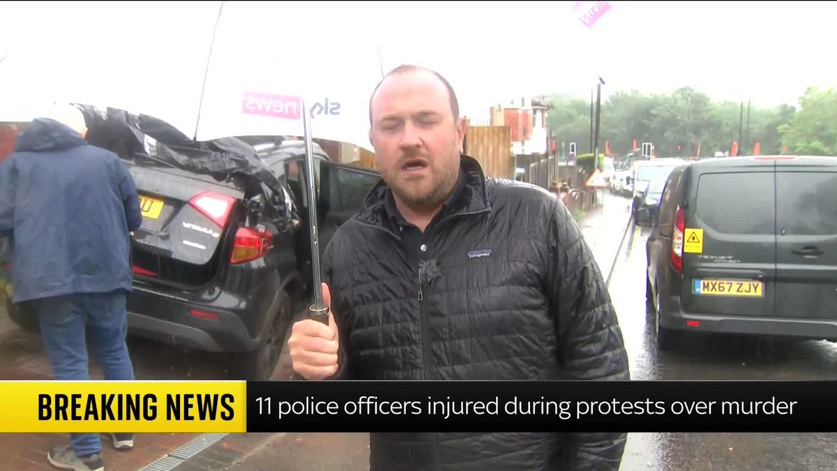 Residents in Southampton are dealing with the aftermath of the protests last night over Henry Nowak's murder. Sky's Dan Whitehead reports live