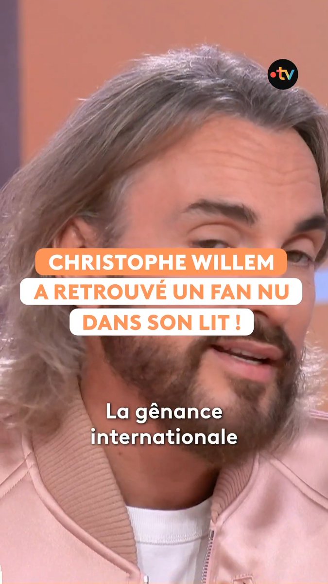 😱😂 Sacrée surprise pour Christophe Willem le jour où il a retrouvé un fan nu son lit !