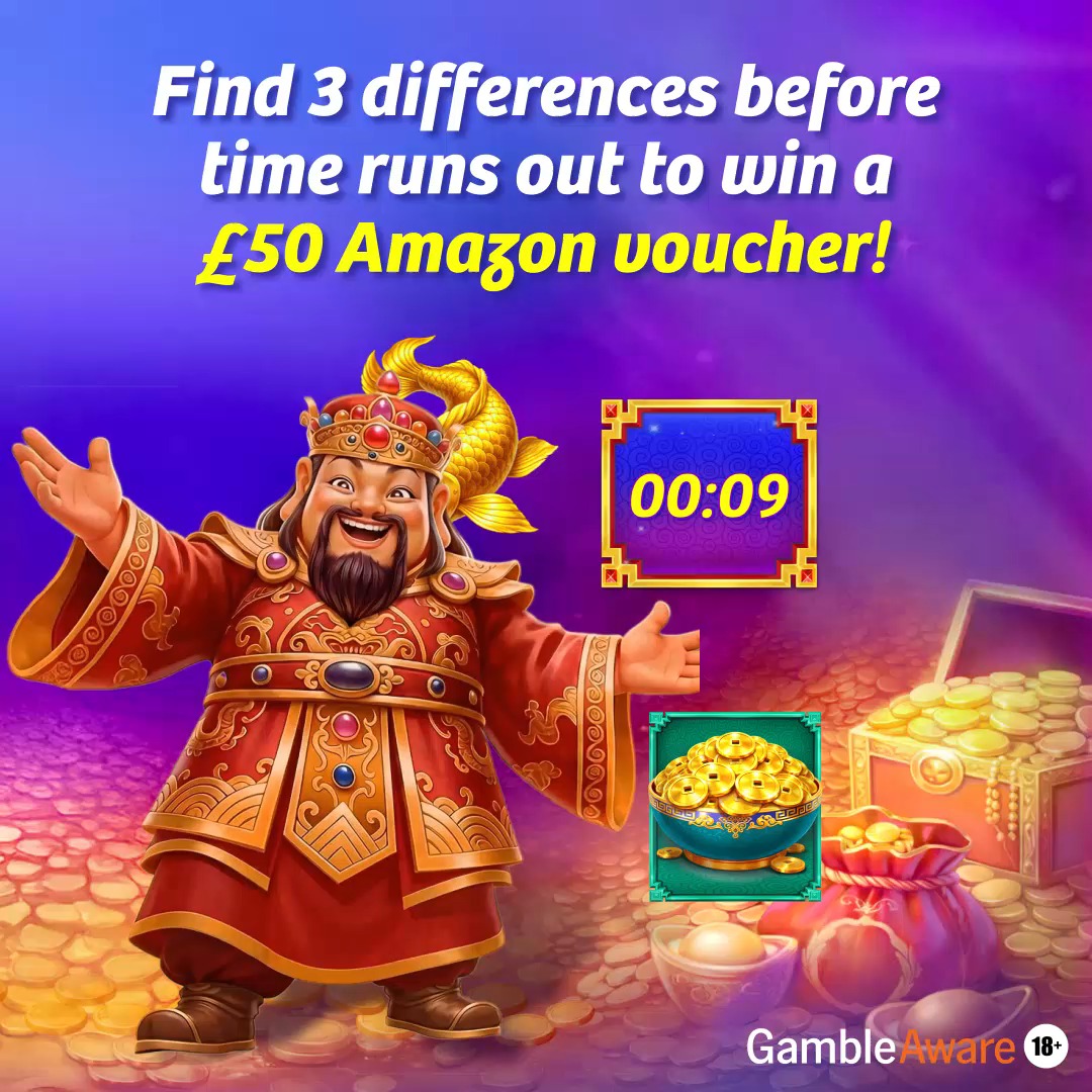 ⏰Down the rabbit hole you go…⁣ ⁣ Find the 3 differences before time runs out for a chance win a £50 Amazon voucher!⁣ ___________ ⁣ Three randomly selected winners will be announced on 21st June to win a £50 Amazon voucher each. Vouchers are not exchangeable.
