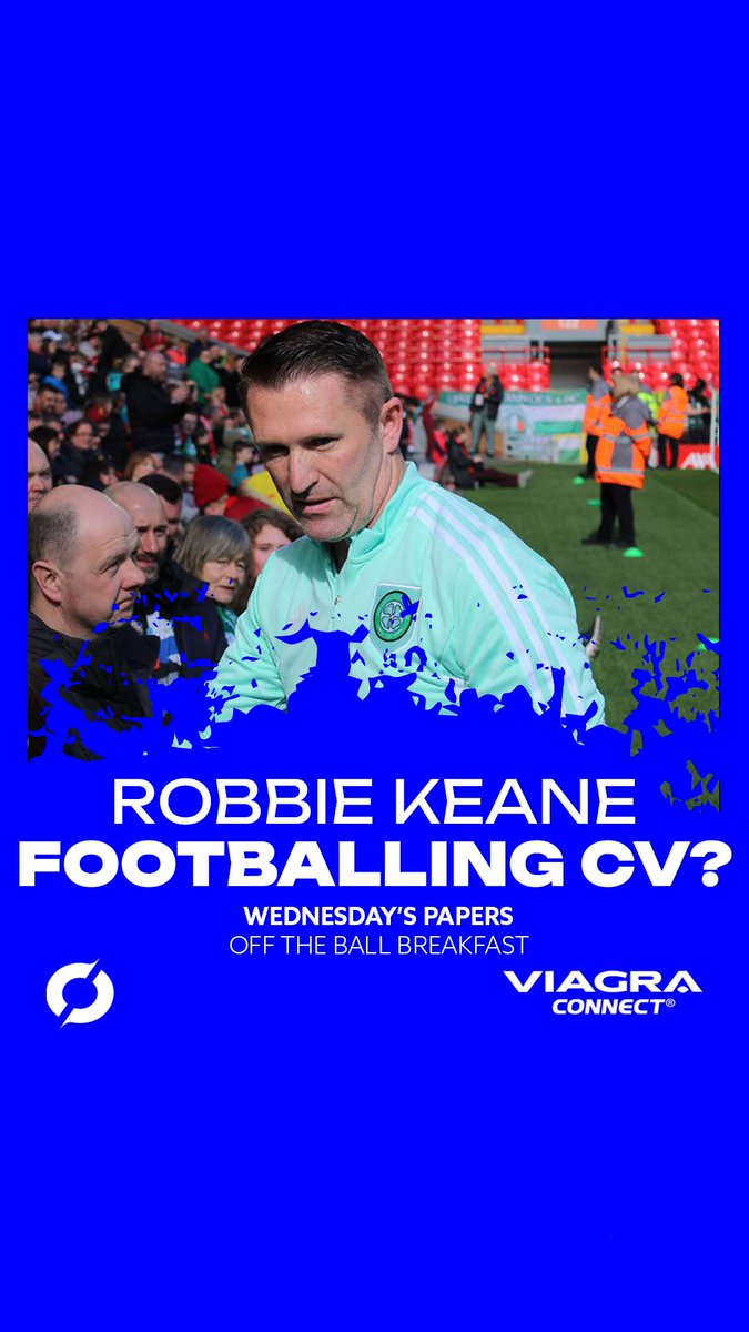 'The job is vastly beyond him...' 'How!? - Why!?... I don't think it's out of his depth!' Celtic fans have cited a few reasons as to why they are not overly excited about the idea of having Robbie Keane as their manager... | ⚽️ The lads debated (and disagreed) about whether the Republic of Ireland legend's footballing CV matches the job he may have on his hands... | ☘️ Off The Ball Breakfast LIVE weekday mornings from 7:30am ⏰ #CelticFC Viagra Connect 50mg film-coated tablets. Contains sildenafil. For adult men with erectile dysfunction. Subject to suitability. Maximum dosage one 50mg tablet per day. Always read the label.