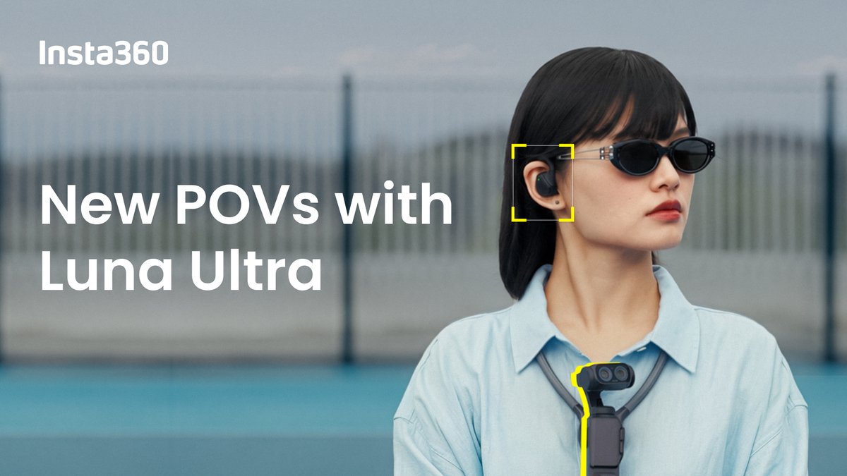 Luna Ultra is coming with a new POV 👀 POV Head Tracker with Ear Mount is a must-have, hands-free shooting accessory that lets your Luna Ultra capture what you see. Coming soon!