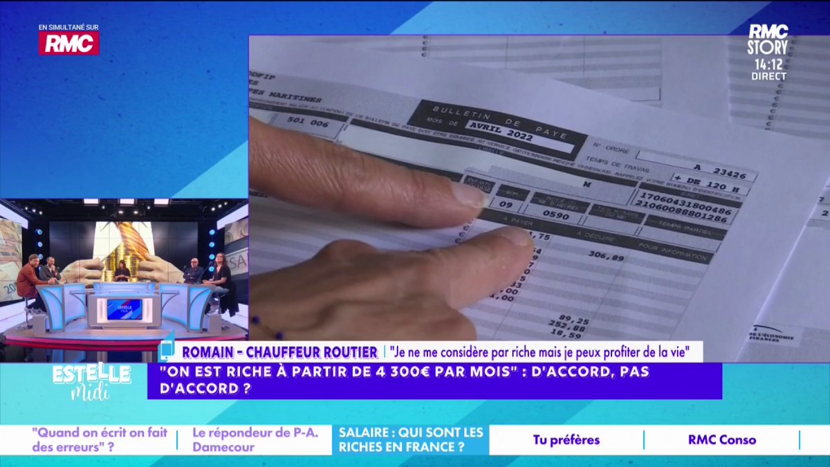 💶 Seuil de richesse 📞 Romain : "Je gagne environ 4 300€/mois ! Je peux me faire des plaisirs ! Je suis un fou de Séville donc je ne réfléchis pas, je prends un avion et je m'en vais un week-end mais je ne suis pas riche ! Je mets un Smic de côté par mois !"