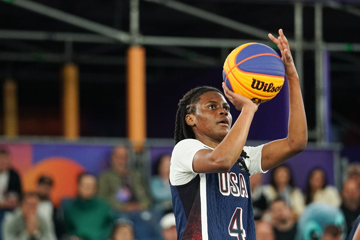 Just do what you do, Lay 🙌 MILAYSIA FULWILEY is trusting the work, bringing an unrivaled confidence &amp; swagger to the half court for the 🇺🇸 #3x3WNT. 🏀 #3x3WC