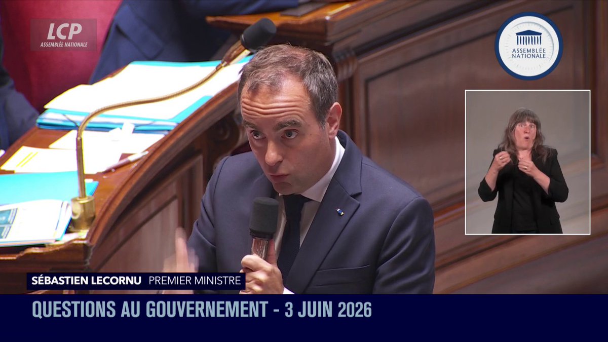"Israël doit mettre fin à cette guerre et à l'occupation illégale qu'ils font du territoire libanais", déclare le Premier ministre Sébastien Lecornu. #QAG #DirectAN