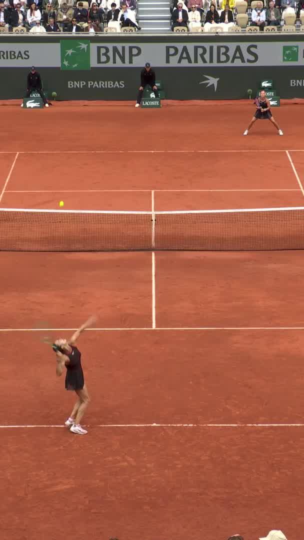 WHAT A FINISH! #RolandGarros