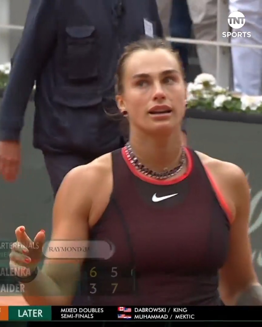 No. 1 Aryna Sabalenka is OUT of Roland Garros after losing 10 STRAIGHT GAMES to No. 25 Diana Shnaider ๐คฏ๐จ Another upset in Parisโผ๏ธ