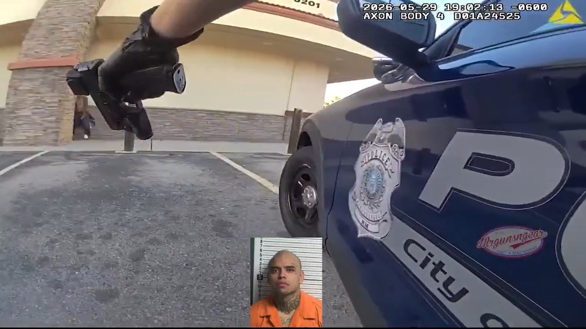 Albuquerque police responded to a trespassing call and found Robert Salas (35), who had a lengthy violent criminal record including child rape, holding a large knife. A lady cop drew her Smith & Wesson M&P9 2.0 wearing a Streamlight TLR-1 HL weapon light and Aimpoint ACRO P2 red dot optic and told Mr. Salas to drop his knife 🔪 The lady cop did a good job of creating space (firearms are distance tools...) when Mr. Salas charged her which signaled to her that it was time for an impromptu 9mm JHP ballistics test and she conducted it on his torso. The test was successful and Mr. Salas died on the scene saving taxpayers millions of dollars. Carry accordingly... #CityLife #cops #Albuquerque #decay #enrichment #walgreens #knife #police #19th #DEI #streamlight #aimpoint #diversity #SmithAndWesson #FAFO #learning #education #urban #democrats