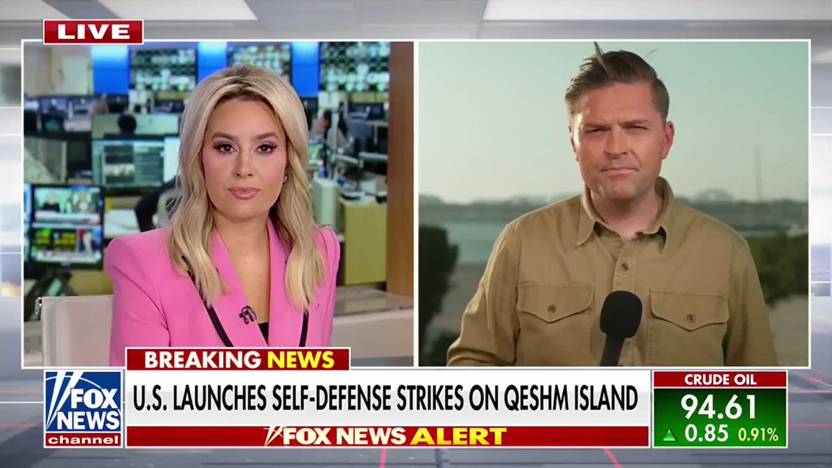 Middle East tensions are on the rise after U.S. forces disabled an Iranian vessel near Karg Island and struck a military communications site on Qeshm Island, prompting Iran to launch retaliatory attacks on Kuwait and Bahrain while other missiles and drones were intercepted. BILL HEMMER describes what's happening in the Middle East as clashes between Israel and Hezbollah continue along the Israel–Lebanon border, adding another layer of pressure to an already volatile region.