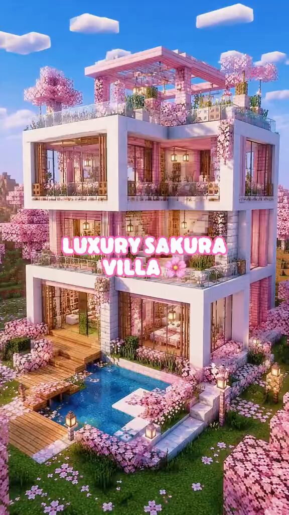 Luxury Sakura Villa 🩷