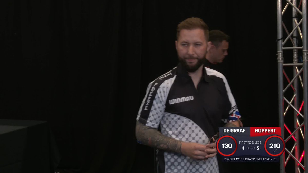 NOPPERT DEFEATS DE GRAAF! It won't be back-to-back titles for Jeffrey De Graaf as Danny Noppert runs out a 6-4 winner at Players Championship 20! 📺 #PC20