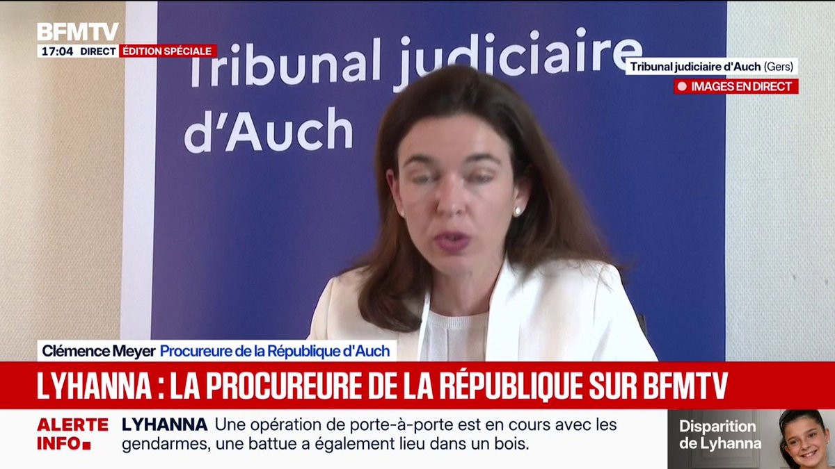 Lyhanna: "En 2017, la gendarmerie a été saisie par la mère d'une jeune fille de 17 ans" qui entretenait une relation avec Jérôme Barella, assure la procureure d'Auch