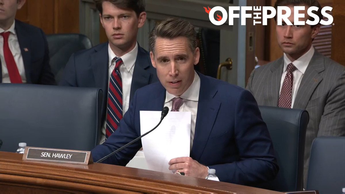 🚨WATCH: Josh Hawley CALLS OUT Democrats defending gender transition procedures for minors. "It is time to speak the truth. Protecting children is not wrong, it is our job."