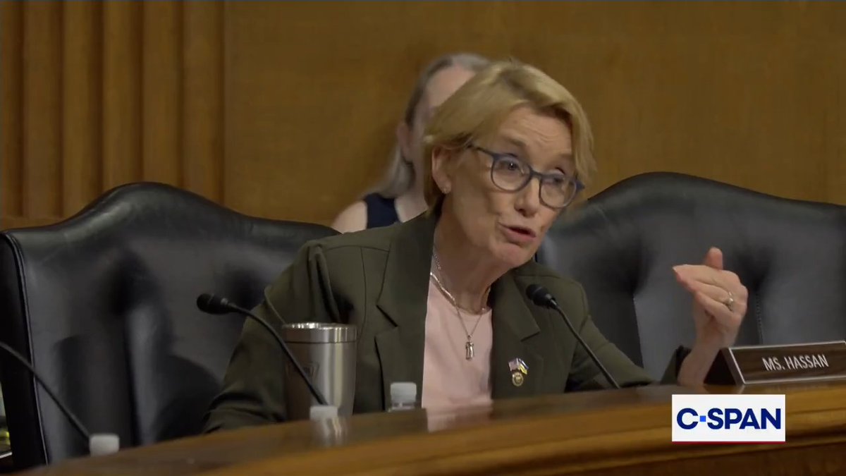 .Sen. Maggie Hassan: "Do you think about the financial situation of the American people?" Secretary Bessent: "We understand that these are challenging times for American people. We will get over this."