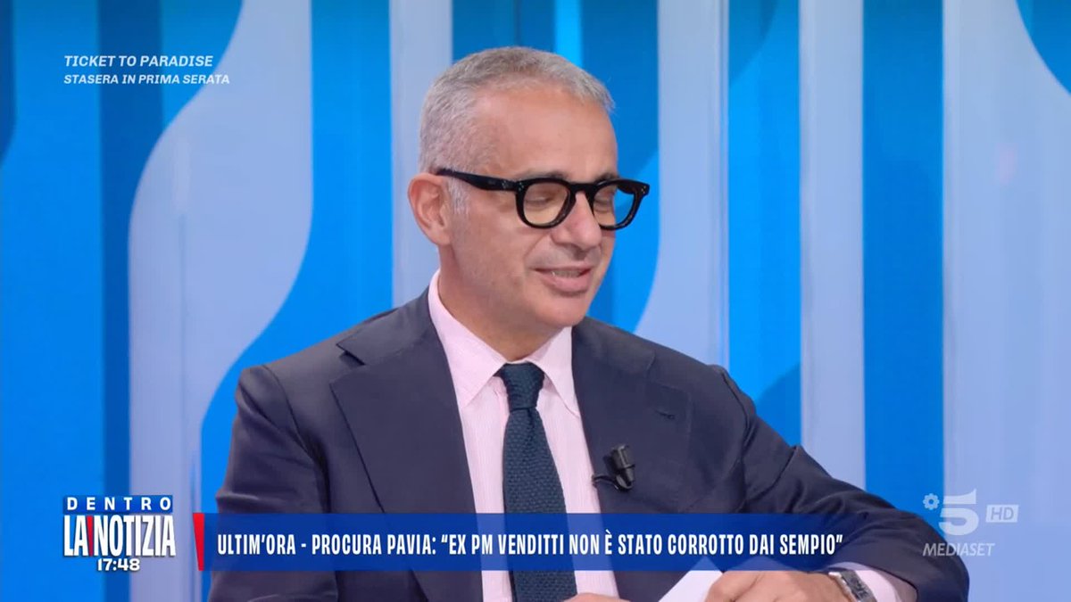 #Ultimora, Procura di Pavia: "Ex PM Venditti non è stato corrotto dai Sempio". Cosa ne pensate? #DentrolaNotizia
