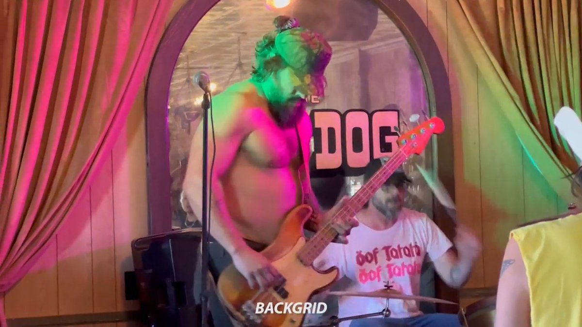🤩 Jason Momoa goes shirtless to shred on a guitar with his band! Credit: Backgrid