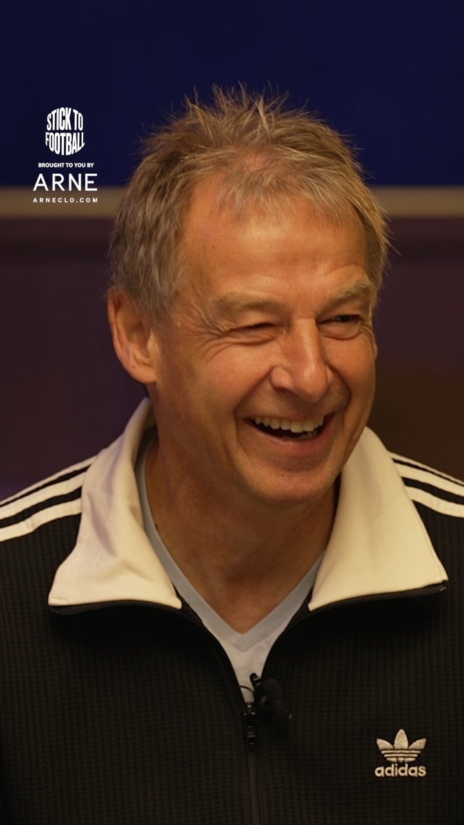 World Cup winner. European champion. Goal machine! 🇩🇪 🏆 Jurgen Klinsmann joins Stick to Football tomorrow 👀