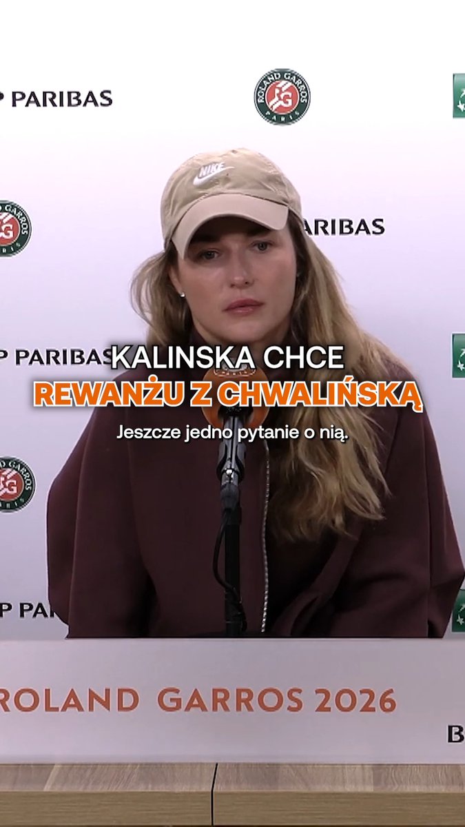 ▪️ Maja Chwalińska wygrała mecz ✅ ▪️ Anna Kalinska wygrała konkurs na najciekawszą statystykę dnia 👀🧮 #RolandGarros #RG2026