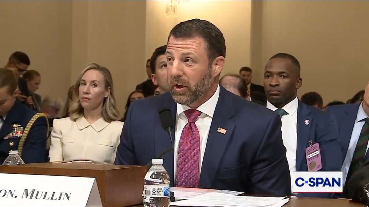"That's not true. Do not accuse me of something that's not true...that's a flat out lie." DHS Secretary Markwayne Mullin accuses Rep. Tim Kennedy of lying during a heated exchange.