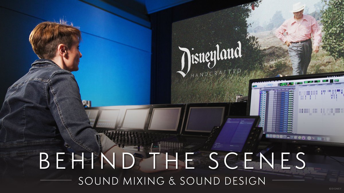 Go behind the scenes to see how our talented team of editors and foley artists brought the history of Disneyland to life frame-by-frame in Disneyland Handcrafted, directed by Leslie Iwerks. Watch the full making-of and then stream the film today on Disney Parks YouTube and Disney+ 📺 #Emmy