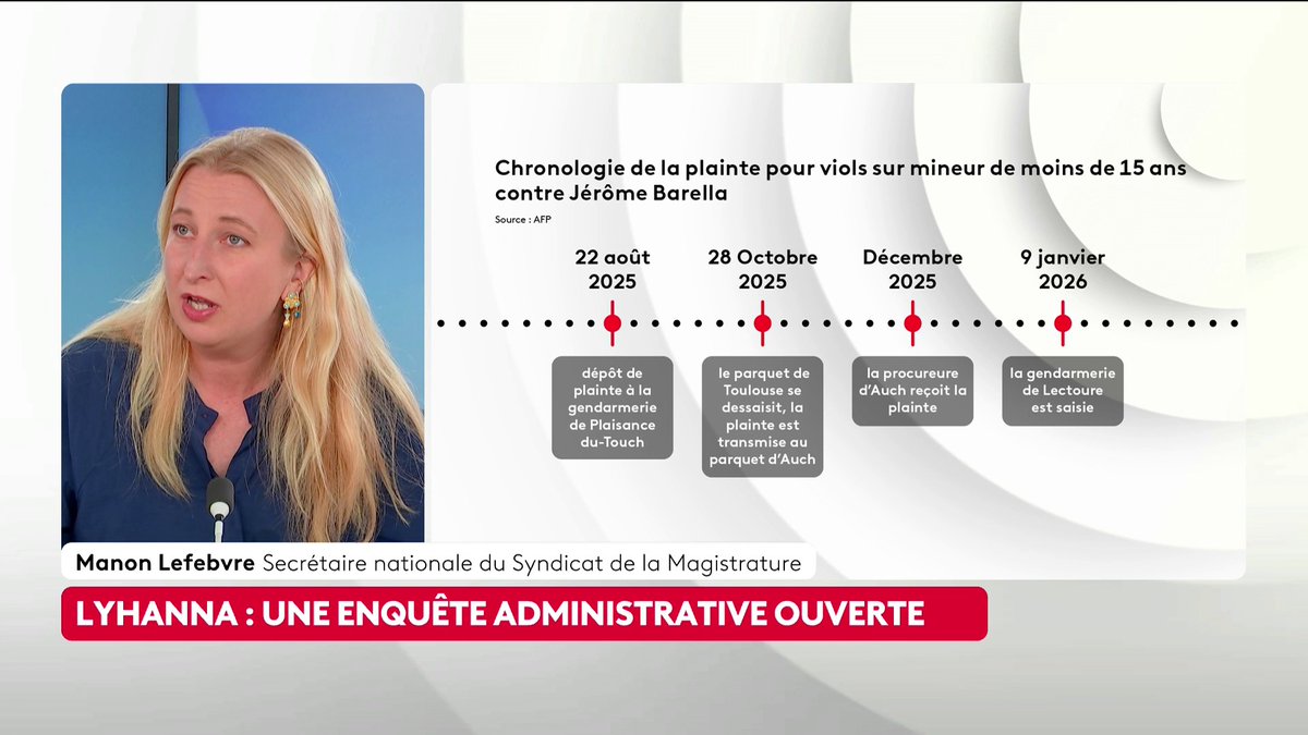 🔴 🗣️ Justice : "Les violences sexuelles sur les mineurs, c'est un contentieux de masse, ce sont des milliers de procédures dans tous les parquets de France", souligne Manon Lefebvre, secrétaire nationale du Syndicat de la Magistrature. #ToutEstPolitique #Canal16