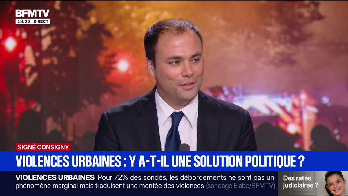 SIGNÉ CONSIGNY - Violences urbaines: "Il faut être très ferme avec ces violences", estime Charles Consigny