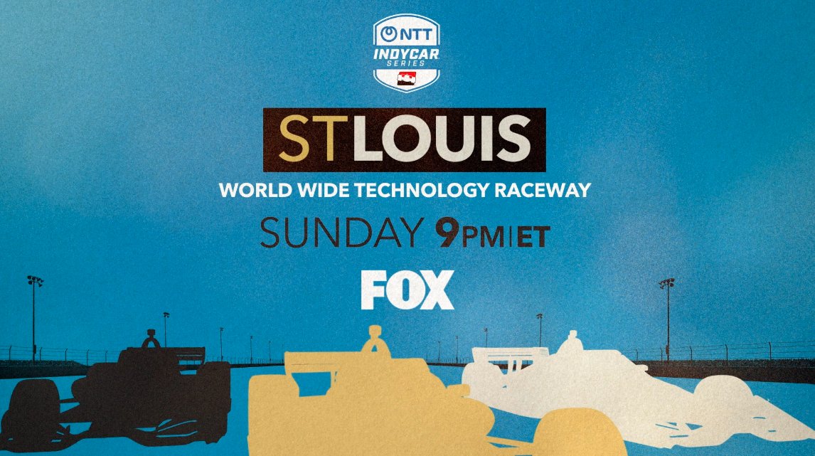 🔥🏁 St. Louis. Sunday at 9p ET on FOX and FOX One!