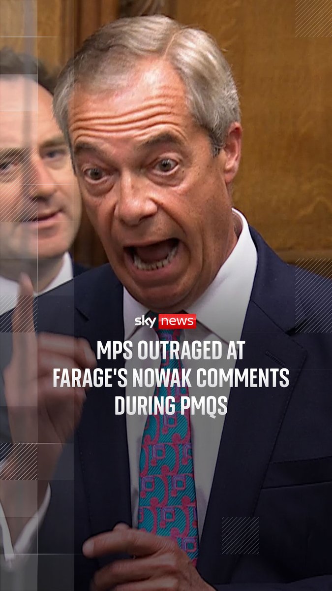 Nigel Farage was booed as he told MPs the Southampton riots following the murder of Henry Nowak are "in danger of getting considerably worse". Sam Coates Sky explains what happened at a polarised PMQs. Read more: