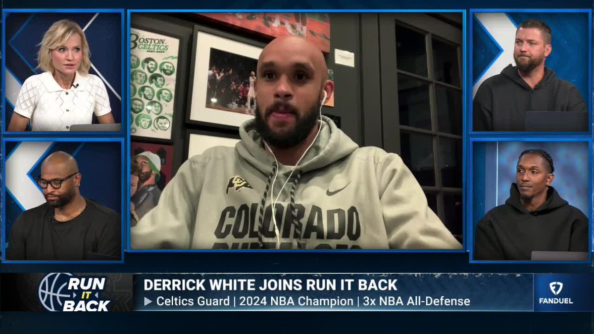 "Derrick, my entire family was very sad when you left the Spurs." - Michelle Beadle "I didn't leave the Spurs. They traded me." 😂 Derrick White would be happy to see old friends in San Antonio win the NBA Finals 🏆 DeMarcus Cousins | Chandler Parsons | Lou Williams