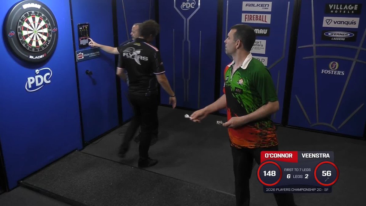 O'CONNOR INTO THE FINAL! William O'Connor has too much for Richard Veenstra as he books his spot in the final of Players Championship 20 with a 7-2 win. 📺 #PC20