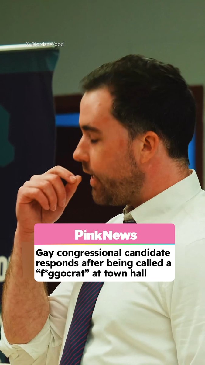 Maine congressional candidate Jordan Wood marked the start of Pride Month (1 June) by sharing footage of a tense town hall exchange in which an attendee called him a “f*ggocrat” while arguing about election fraud claims. The out gay Democrat said the incident reinforced his belief that “democracy demands” showing up, engaging with difficult conversations, and refusing to back down in the face of hostility. The confrontation took place at a March town hall meeting when a voter challenged Wood over unfounded claims of widespread voter fraud. After Wood pushed back on the allegations, the man became increasingly agitated and launched into a personal attack before storming out of the event. As attendees voiced support for Wood, he apologised for the disruption and reminded the audience that the town hall was open to everyone and that questions were not screened in advance. Rather than ending the interaction there, members of Wood’s campaign team followed the man outside and continued speaking with him in the parking lot. “They de-escalated the situation. They stood in the parking lot for 15 minutes and talked to this man about Social Security, his dogs, and listened as he brought up his family’s ties to the KKK,” Wood wrote in a Facebook post regarding the incident. “After a while, he apologised to them, and somewhat to me,” he continued. Reflecting on the encounter, Wood said the same courage required to stand up to hatred and misinformation is the courage that has long defined LGBTQ+ movements. “I’ll keep showing up in every corner of Maine’s 2nd district,” he wrote. “I’ll keep taking every question from every person who walks through the door. I’m not intimidated and I’ll never back down from a fight.”