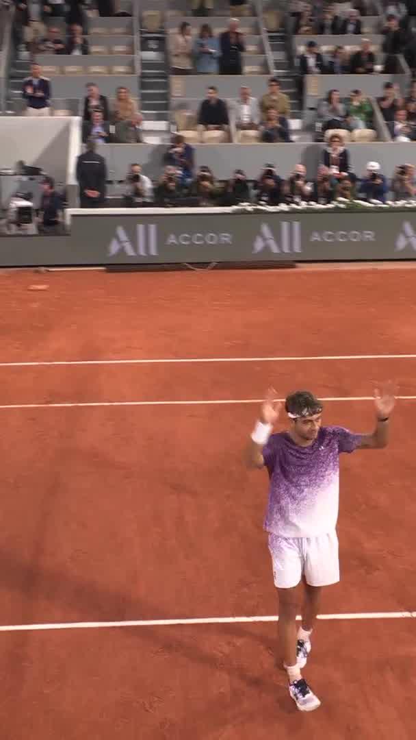 Sensational Flavio 👏 #RolandGarros