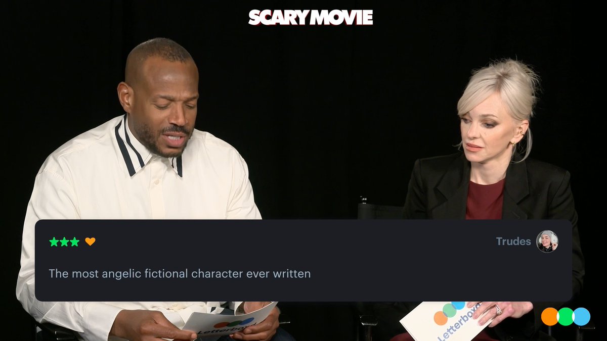 Scary Movie stars Anna Faris and Marlon Wayans play Guess Your Movie based on Letterboxd reviews 😱 Watch the full video ➡️ Scary Movie is in theaters this Friday.