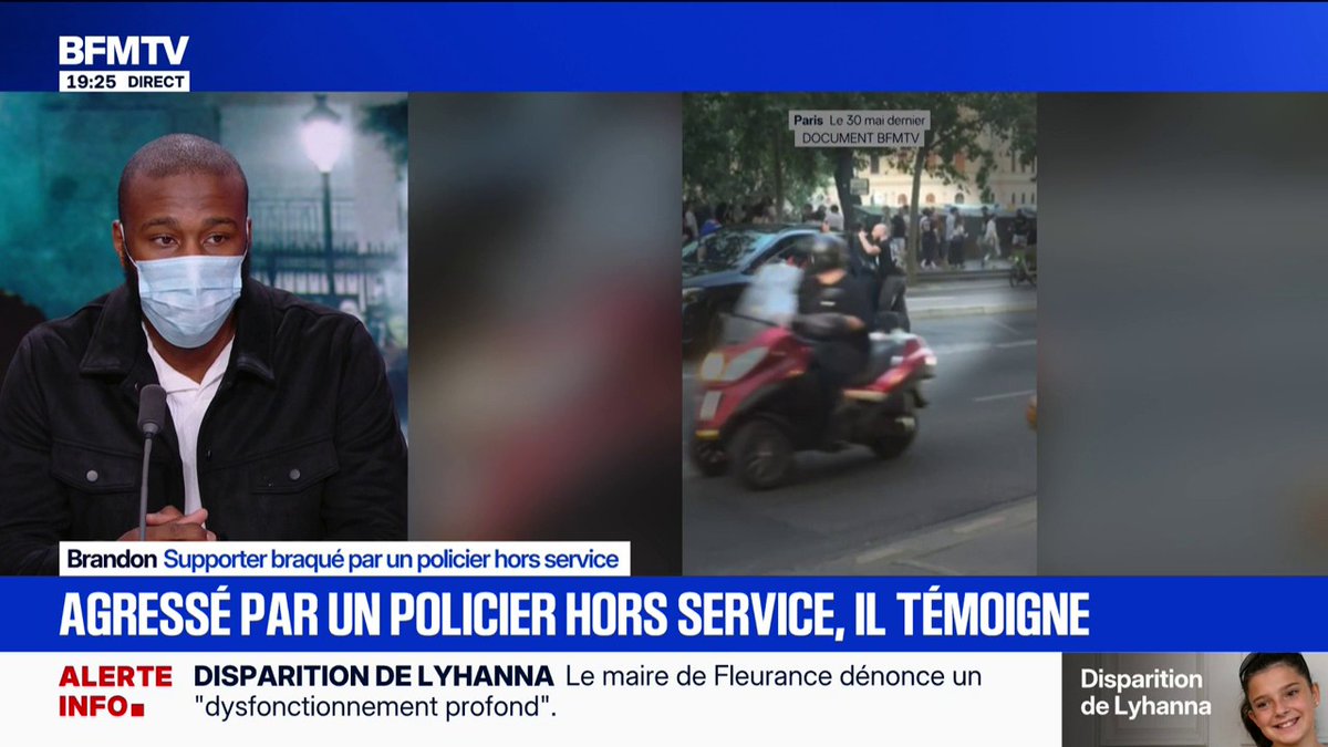 "Il nous a braqués": agressé par un policier hors service lors de la finale de la Ligue des champions, il témoigne