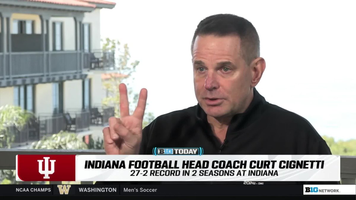 "In this industry when you get hot, everybody wants you, right? And it's a big reason I'm here, and will be here until I decide to hang it up, is because of those two people." 🗣️ Curt Cignetti on @IUAthletics AD Scott Dolson and IU Bloomington president Pamela Whitten