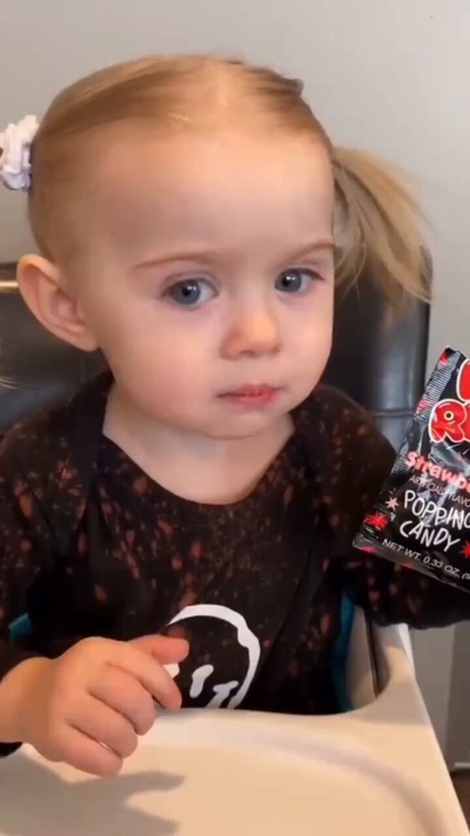 Who remembers Pop Rocks? I still buy them for the kids when I see them at a store. These toddlers are trying them for the first time 😂
