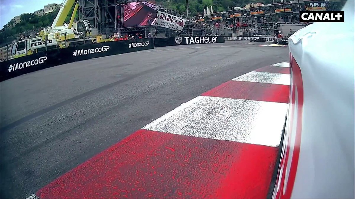 Monaco au ras des murs 🇲🇨 #MonacoGP #F1