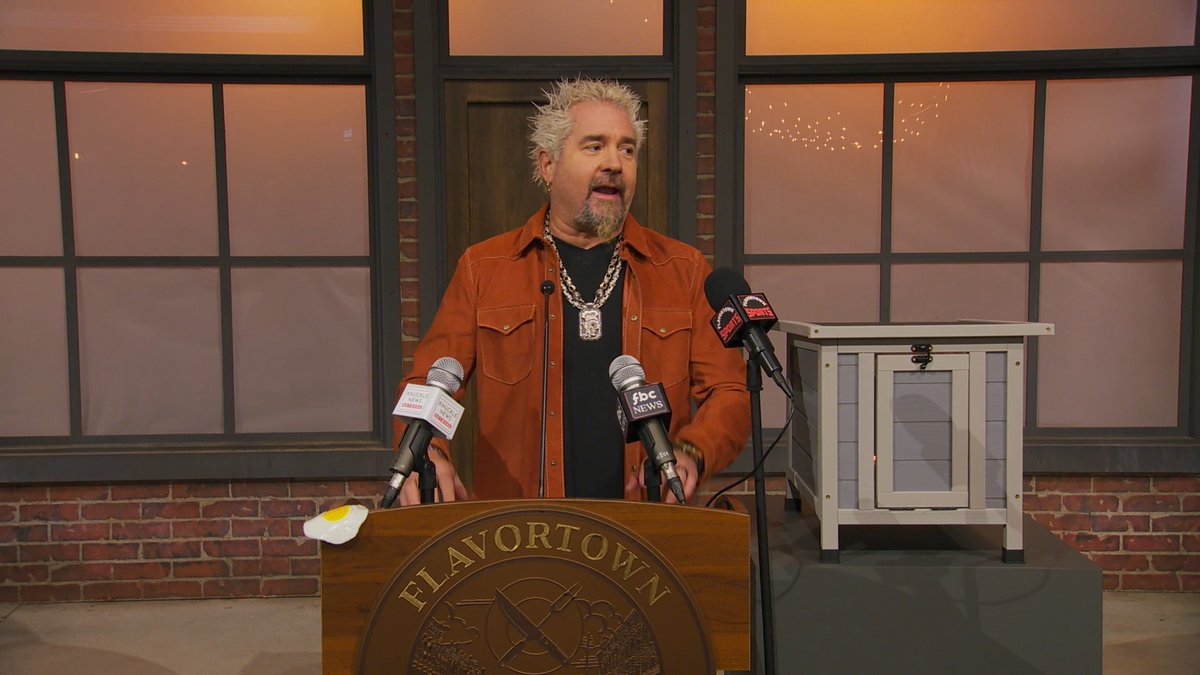 We’re cracking the competition wide open on Egg Day tonight in Flavortown! Watch a new brand-new episode of #FlavortownFoodFight with Mayor Guy Fieri tonight @ 9|8c