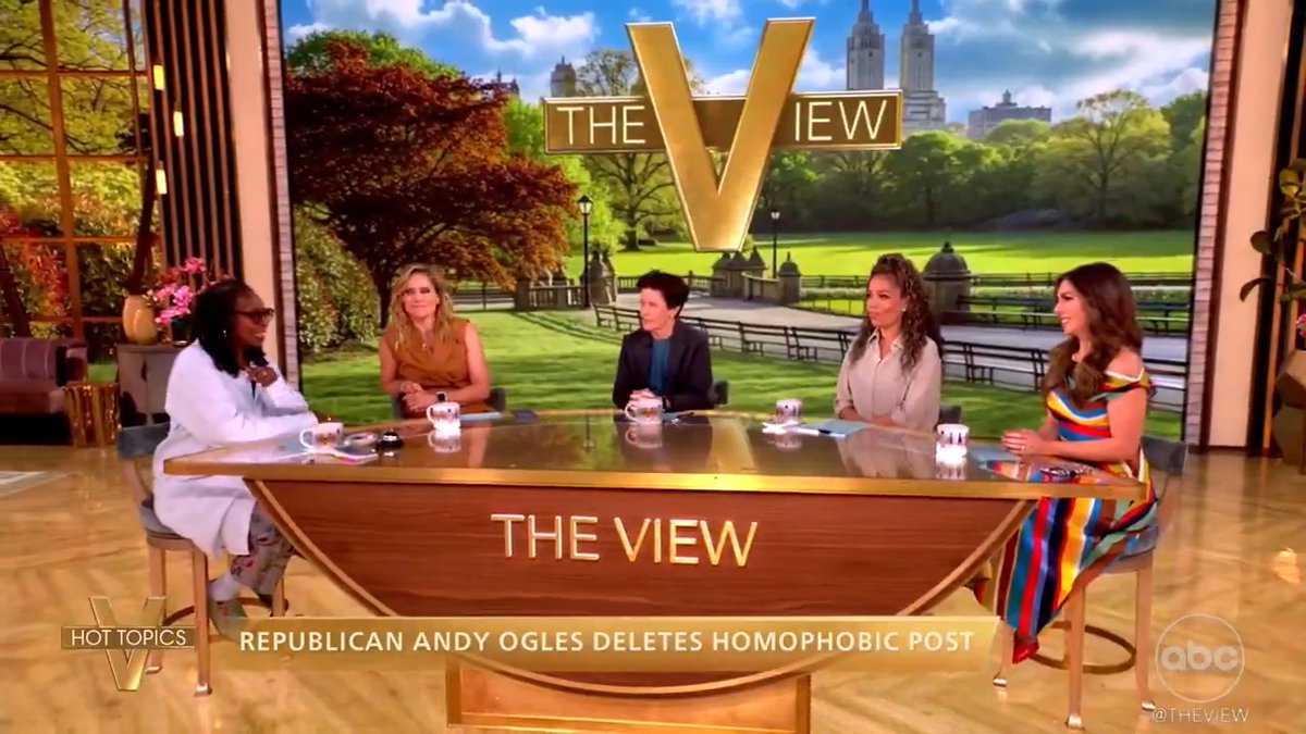 REPUBLICAN ANDY OGLES DELETES HOMOPHOBIC POST: After Republican Rep. Andy Ogles deleted a social media post on his account that declared homosexuality has no place in America and blamed a staffer, 'The View' co-hosts and Kara Swisher react.