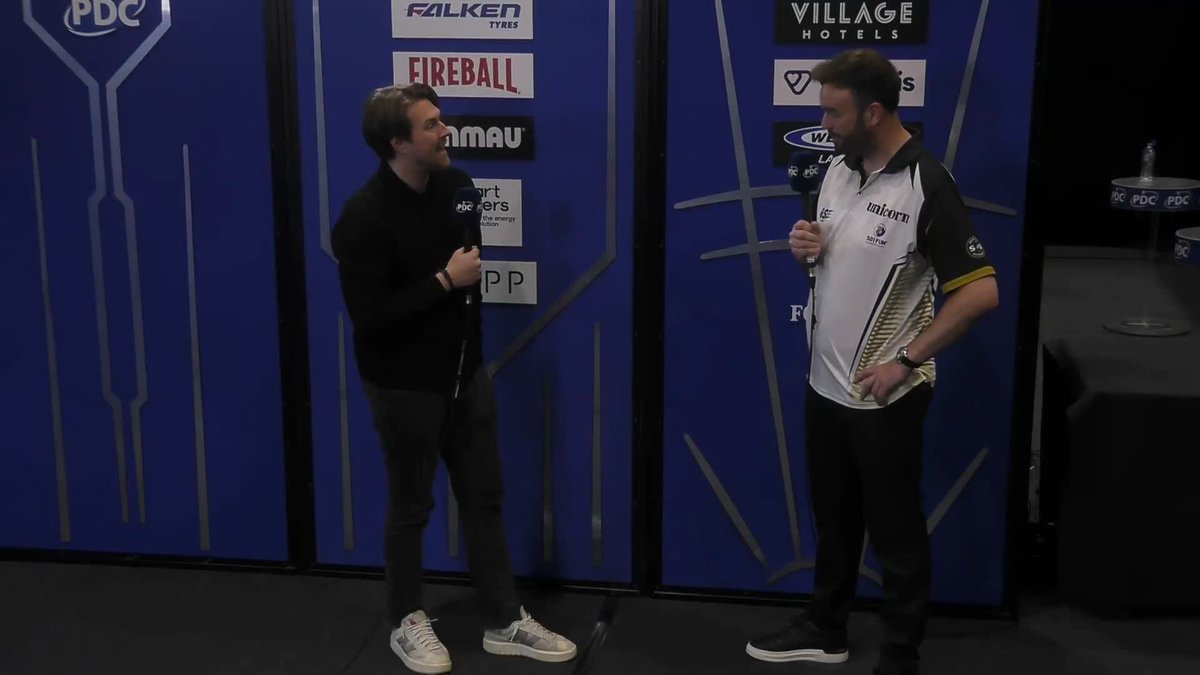 "I'd never thought I would get to double figures, so I am happy as Larry" Ross Smith reflects on a milestone victory in his career after securing a tenth PDC title! 📺 #PC20