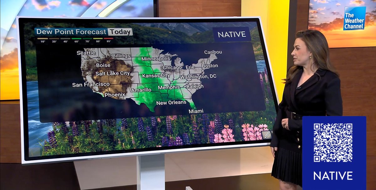 Rising humidity doesn't have to mean sticky skin. 🧴☀️ We’re partnering with Native to bring you this week’s Skin Health Report. Learn how to keep your skin feeling fabulous even when the dew point climbs.