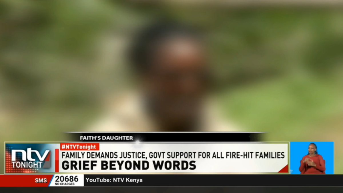 Grief Beyond Words: Utumishi Girls Senior School student who lost her parent in a road accident says no form of punishment will be enough to compensate her death. The mother died on her way to check on her daughter after the tragic fire. #NTVTonight Number8, the poet Ruth Sarmwei