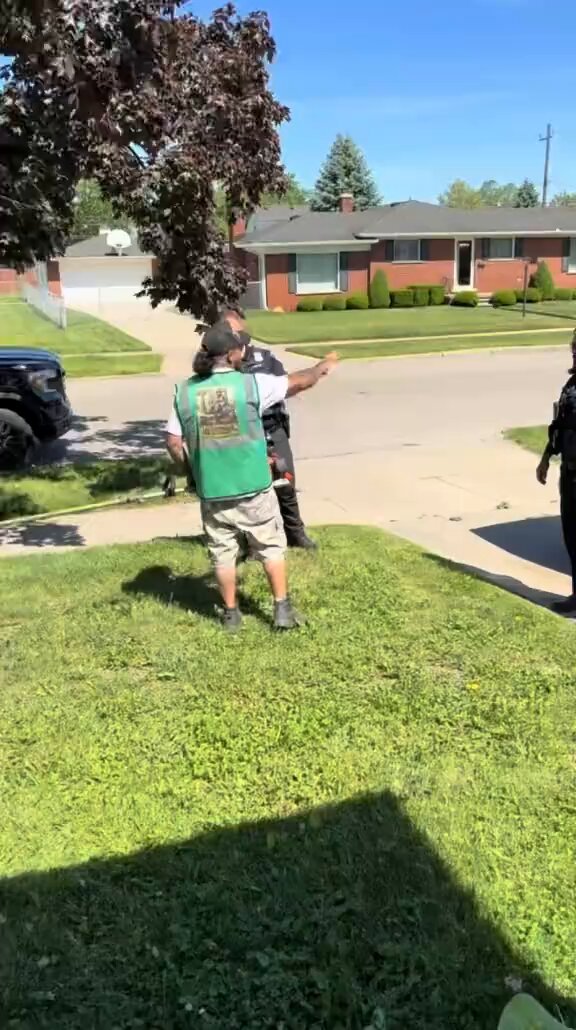 Who's right, who's wrong?? I'm with the landscaper. Go talk to the person that called. I hate when they say...... we got a call. OK by who??? Ummmmm can't tell you