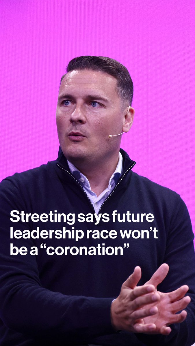 Former UK Health Secretary Wes Streeting says a future Labour leadership race won't be a "coronation" He told Francine Lacqua he won't step aside for frontrunner Andy Burnham