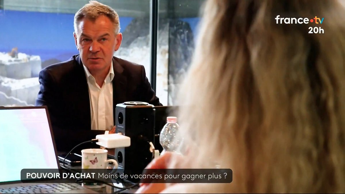🇫🇷💸 Pour gagner plus, êtes-vous prêt à renoncer à votre 5ème semaine de congés payés ? #JT20h