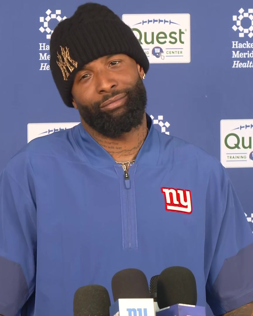 "God has given me one more opportunity to play. Whatever I do with that, is that. I'm not saying this is my only year, I'm not saying I've got 5 more for you. I'm looking at it like this is my opportunity now, and we'll see where it goes from there." - Odell Beckham Jr.