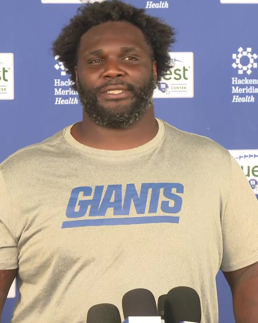 D.J. Reader says the Giants' defense is a "get off the bus" type of team: "A bunch of big, strong, fast guys around - that's exciting"